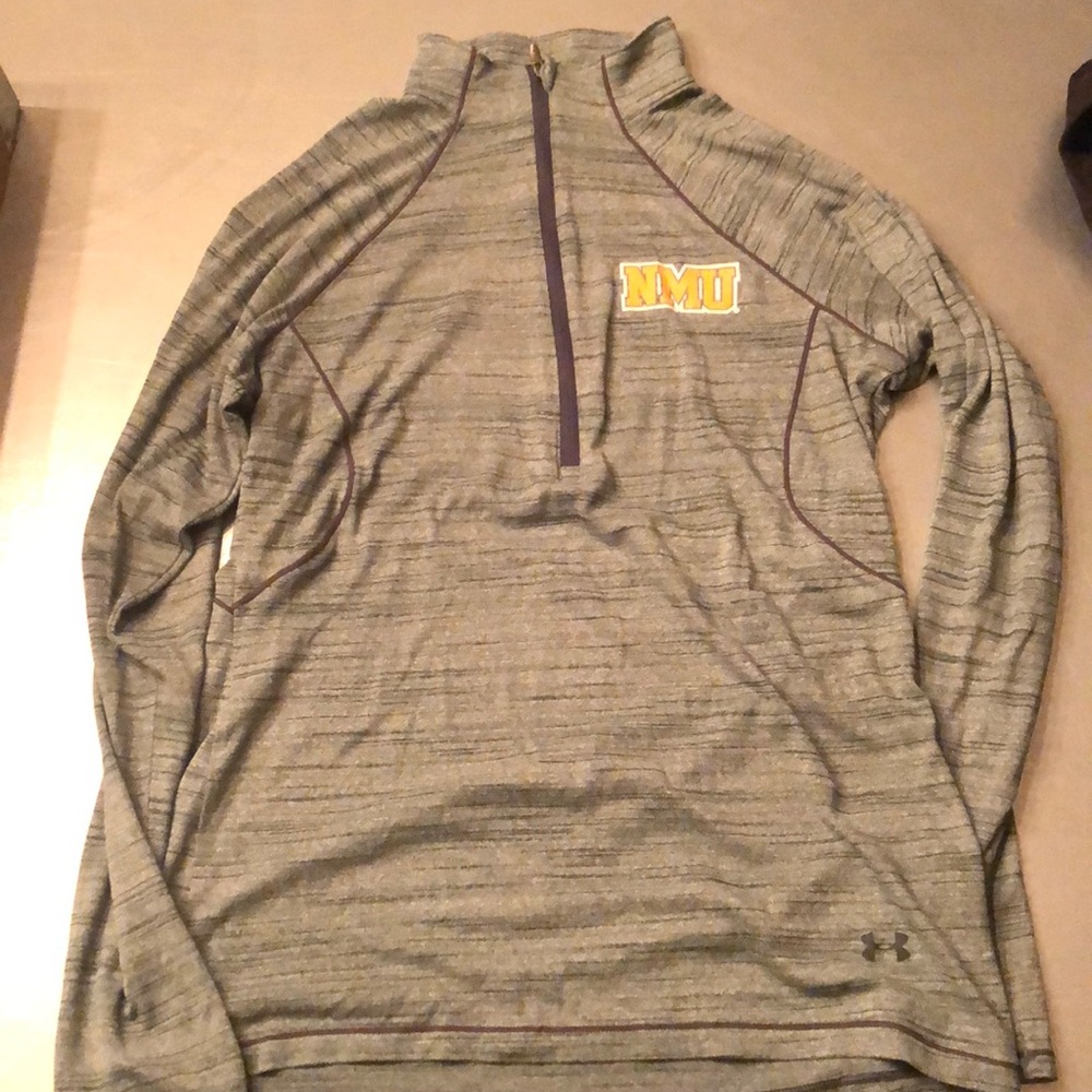 Under Armour Quarter Zip-NMU logo